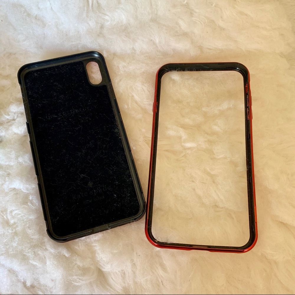Kate spade red glitter iPhone XS Max case - Picture 2 of 4